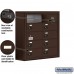 Salsbury Cell Phone Storage Locker - with Front Access Panel - 5 Door High Unit (8 Inch Deep Compartments) - 10 B Doors (9 usable) - Bronze - Surface Mounted - Resettable Combination Locks